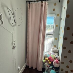 Pottery Barn Emily & Merritt studded blackout curtain 54”W x 96”L (1 panel)